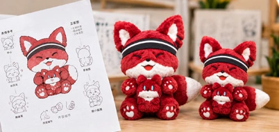 毛绒玩偶造型定制